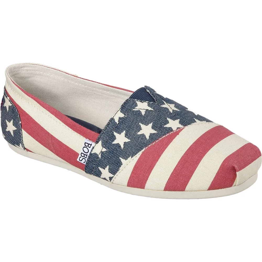 SKECHERS Women's BOBS Plush Lil Americana Sneakers US 7